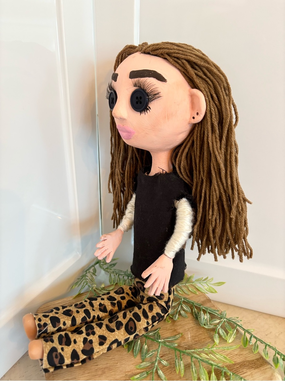Custom Button Eyed Doll - Picture 2 of 5